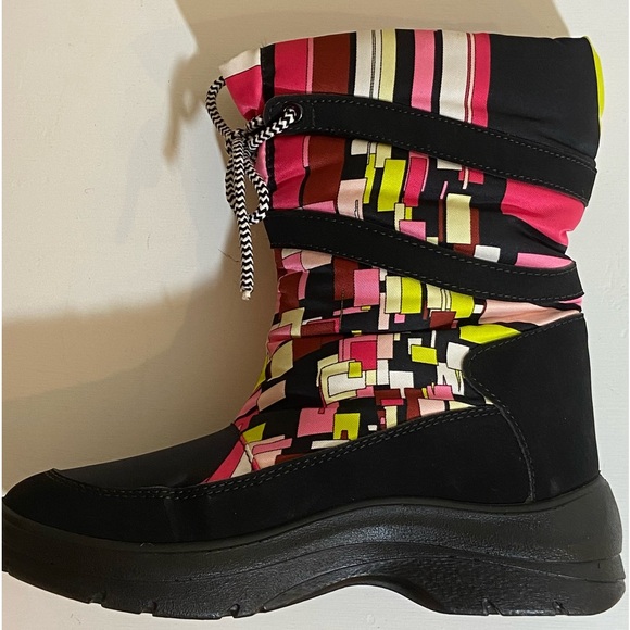 FINAL $ No Offers Emilio Pucci Authentic Classic Pink 60s Mod Design Moon Boots - Picture 3 of 13